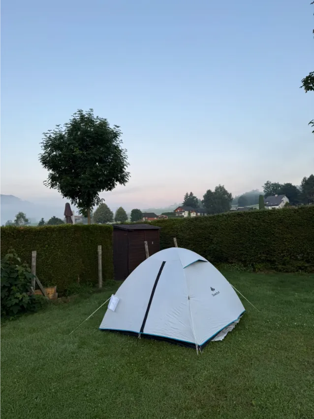 stan v kempu v Rakousku Camping Rosskogler