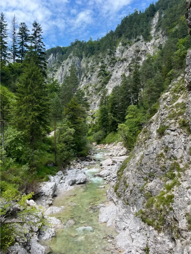 soutěska Ötschergräben v Rakousku