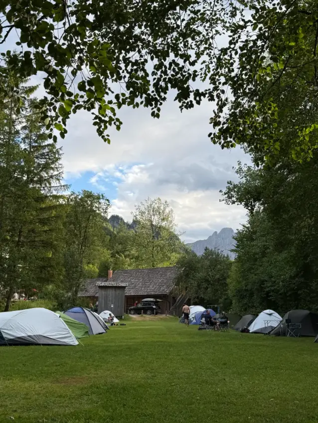 kempovací louka v Campingplatz Forstgarten v Gesause