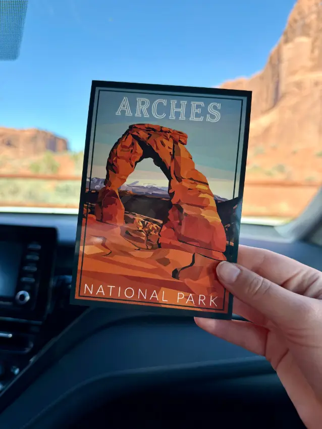 pohled Delikates arch z Arches